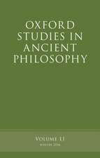 Oxford Studies in Ancient Philosophy, Volume 51