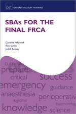 SBAs for the Final FRCA