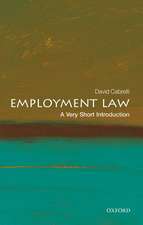 Employment Law: A Very Short Introduction