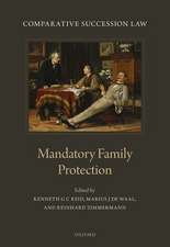 Comparative Succession Law: Volume III: Mandatory Family Protection