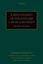 A Restatement of the English Law of Contract