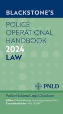 Blackstone's Police Operational Handbook 2024