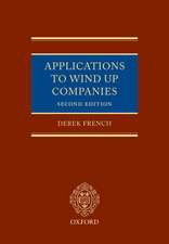 Applications to Wind Up Companies