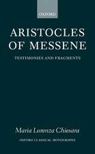 Aristocles of Messene: Testimonia and Fragments