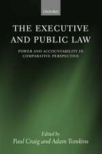 The Executive and Public Law: Power and Accountability in Comparative Perspective