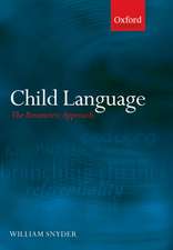 Child Language: The Parametric Approach