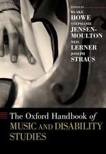 The Oxford Handbook of Music and Disability Studies