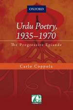 Urdu Poetry, 1935-1970: The Progressive Episode