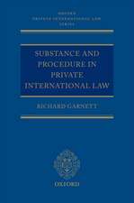 Substance and Procedure in Private International Law