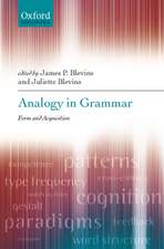 Analogy in Grammar: Form and Acquisition