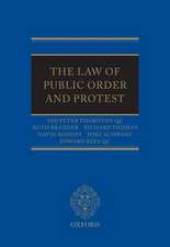 The Law of Public Order and Protest