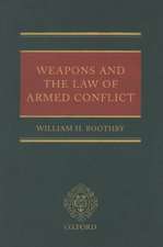 Weapons and the Law of Armed Conflict