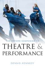 The Oxford Companion to Theatre and Performance