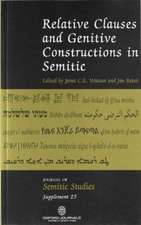 Relative Clauses and Genitive Construction in Semitic