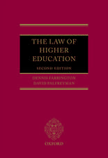 The Law of Higher Education