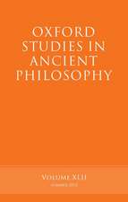 Oxford Studies in Ancient Philosophy, Volume 42