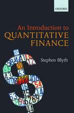 An Introduction to Quantitative Finance