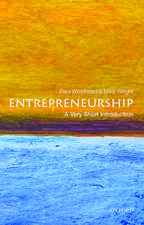 Entrepreneurship: A Very Short Introduction