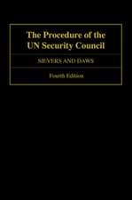 The Procedure of the UN Security Council