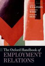 The Oxford Handbook of Employment Relations: Comparative Employment Systems