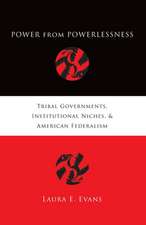 Power from Powerlessness: Tribal Governments, Institutional Niches, and American Federalism