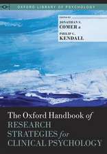 The Oxford Handbook of Research Strategies for Clinical Psychology