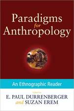 Paradigms for Anthropology