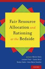 Fair Resource Allocation and Rationing at the Bedside