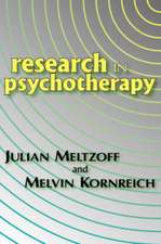 Research in Psychotherapy