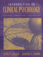 Introduction to Clinical Psychology