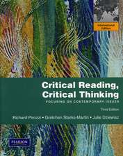 Critical Reading Critical Thinking