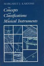 On Concepts and Classifications of Musical Instruments