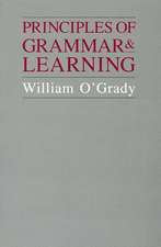 Principles of Grammar and Learning