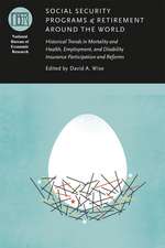 Social Security Programs and Retirement around the World: Historical Trends in Mortality and Health, Employment, and Disability Insurance Participation and Reforms