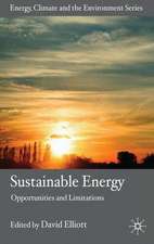 Sustainable Energy: Opportunities and Limitations