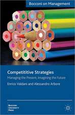 Competitive Strategies: Managing the Present, Imagining the Future