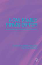 How Family Firms Differ