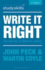 Write it Right: The Secrets of Effective Writing