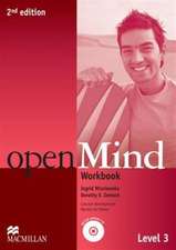 Open Mind 2nd Edition AE Level 3 Workbook without Key & CD Pack