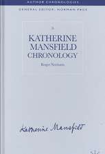 A Katherine Mansfield Chronology