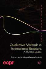 Qualitative Methods in International Relations: A Pluralist Guide