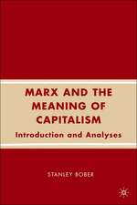 Marx and the Meaning of Capitalism: Introduction and Analyses