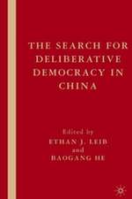 The Search for Deliberative Democracy in China