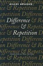 Difference and Repetition