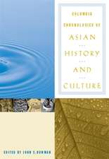 Columbia Chronologies of Asian History and Culture