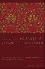 Sources of Japanese Tradition – 1600 to 2000