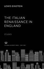 The Italian Renaissance in England