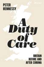 A Duty of Care: Britain Before and After Corona