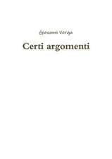 Certi Argomenti