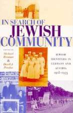 In Search of Jewish Community – Jewish Identities in Germany and Austria, 1918–1933